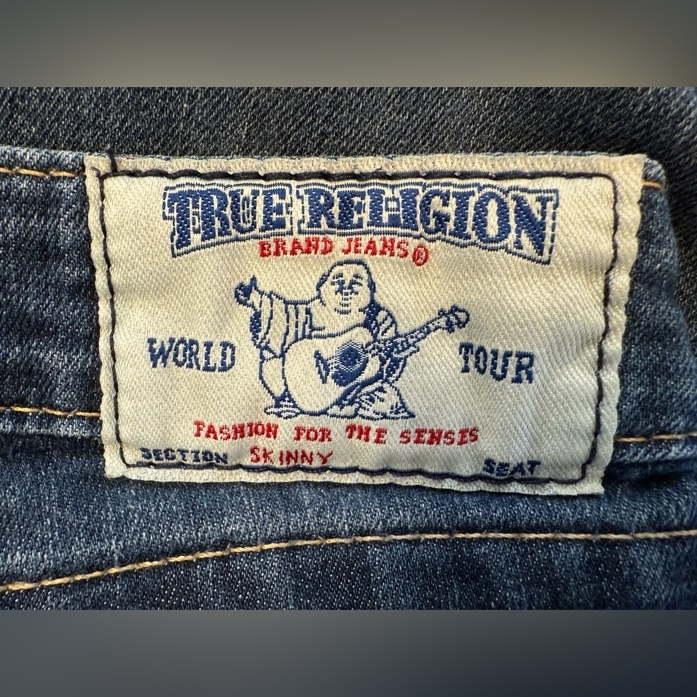 True Religion Skinny Jeans Flap Pocket Size 27 - Picture 11 of 11